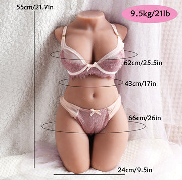 Blissful Embrace - Premium Torso Sex Doll, Free Shipping