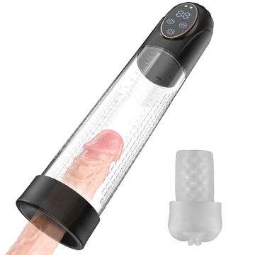 LuvanaX - Full Waterproof 6 Modes Erection Enlargement and Masturbation 3 and 1 Penis Pump