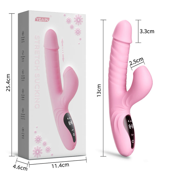 LuvanaX - Suck Telescopic Heating Vibrator