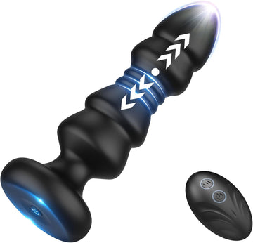 LuvanaX - Thrusting Sex Toys Anal Plugs - Anal Toys Sex Toy Remote Control Vibrating Butt Plug G Spot Vibrator