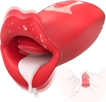 LuvanaX - Adult Sex Toys Vibrator, Rose Toy, Rose Sex Stimulator for Women with 10 Vibration Modes and 10 French Kissing Modes, Tongue Sex Toy Vibrator, Clitoral Vibrator for Women, Adult Sex Toys