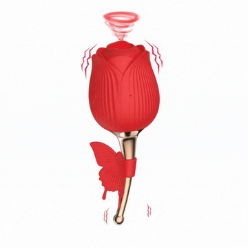 LuvanaX - Rose Shape Vaginal Vibrator Stimulation G-spot Sex Toys For Women
