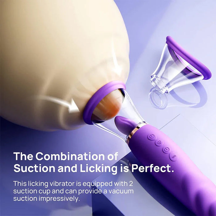LuvanaX - Sucking Licking Vibrating Tongue Oral Clitoral G spot Vibrator