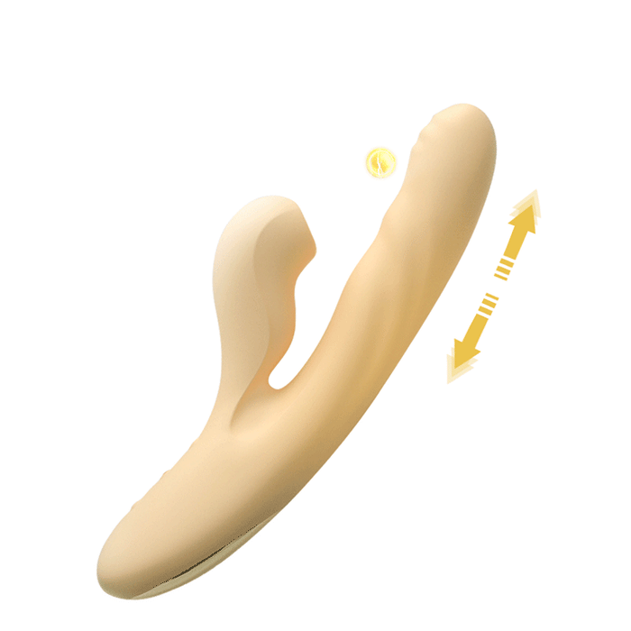 LuvanaX - 7-Speed Suction 10-Speed Telescopic Automatic Heating Female Masturbator