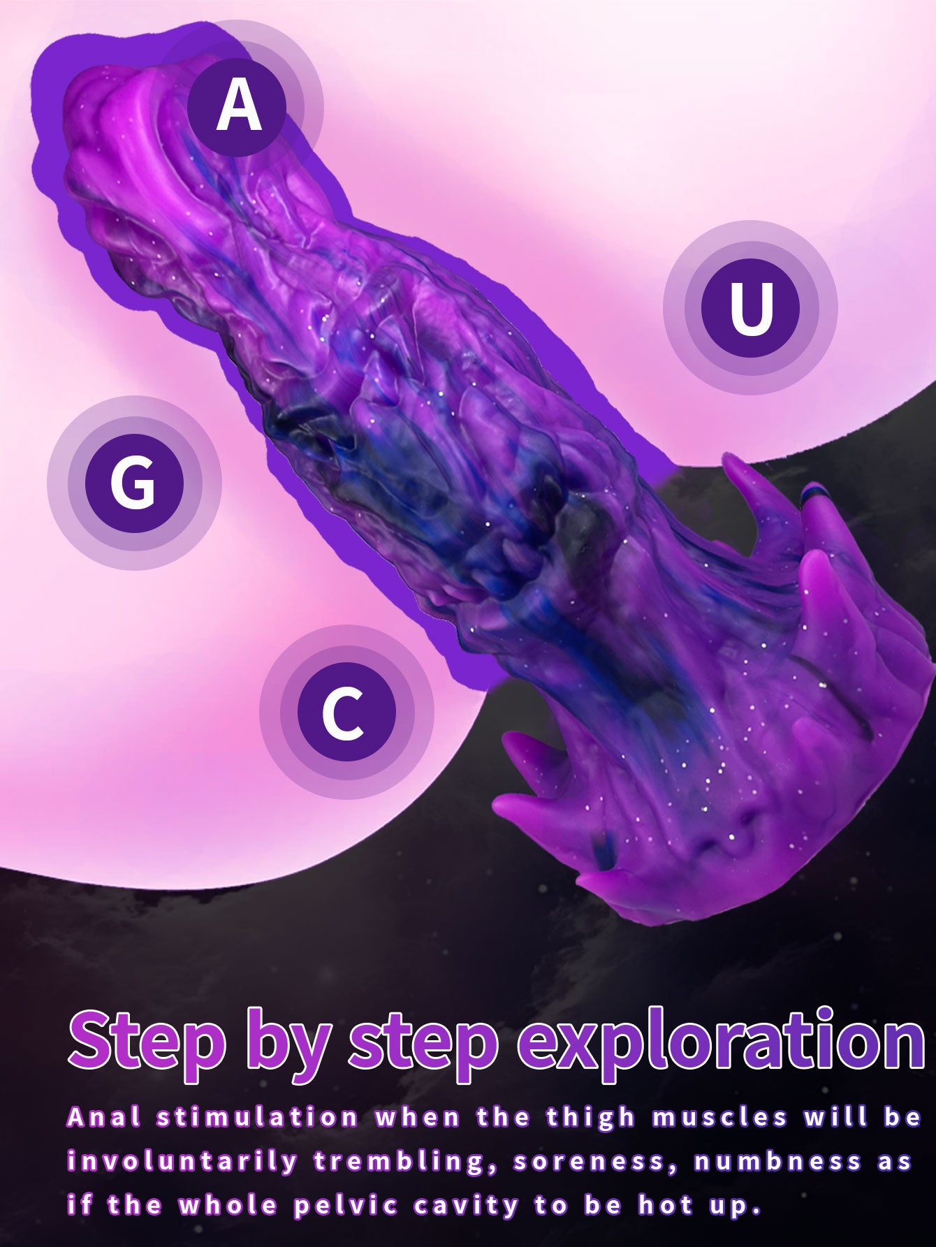 LuvanaX Deep Blue Night - Sensual Fantasy Dildo