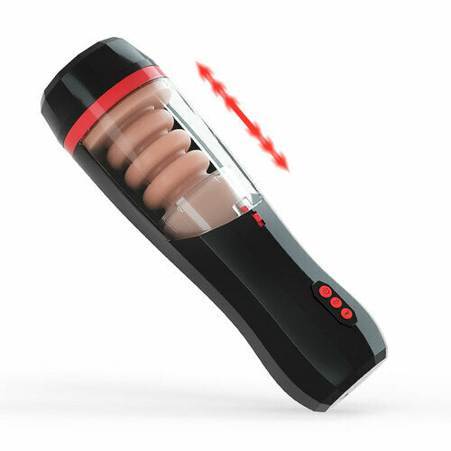 LuvanaX - Game Cup Telescopic Vibrating Heating Masturbator